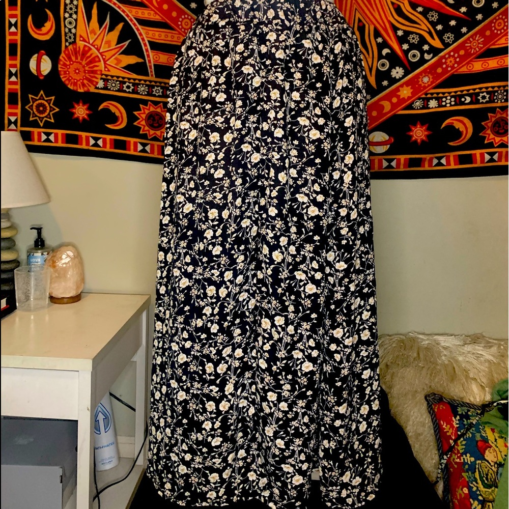 Floral Long Skirt